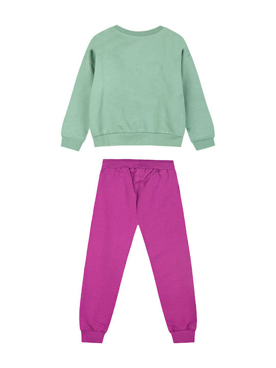 Energiers Kids Sweatpants Set Green 2pcs