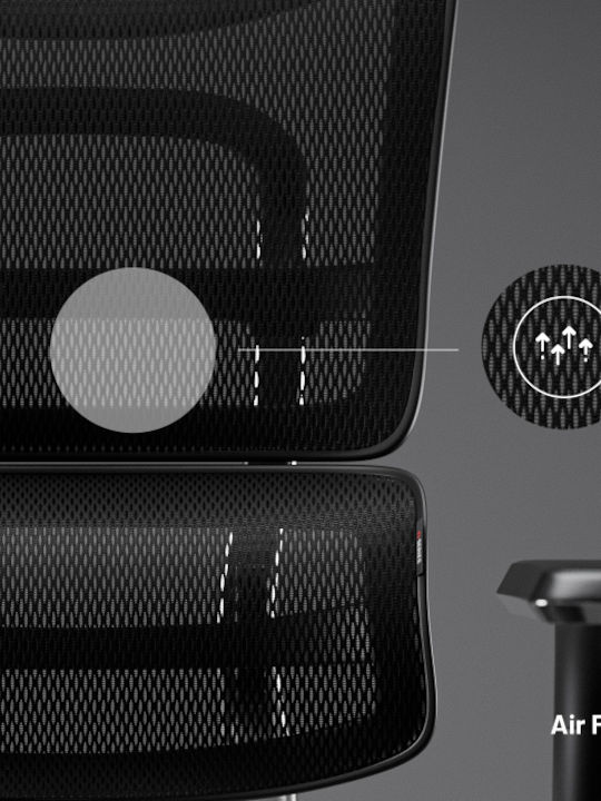Scaun de Birou cu Înclinare V-Master Negru Diablo