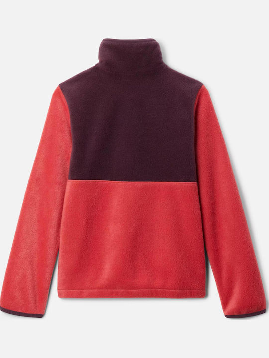 Kids Cardigan Fleece Daredevil, Moonvista, Pink Ice Full