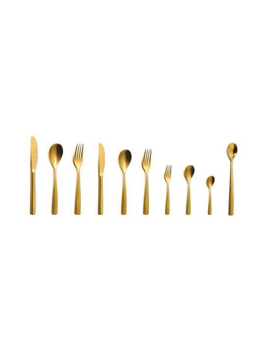 Comas Set of Forks Fruit/Dessert Gold 14cm 6pcs