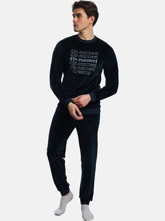 Dreams by Joyce Dreams by Joyce Herrenpyjamas Winter Herrenpyjamas Blau