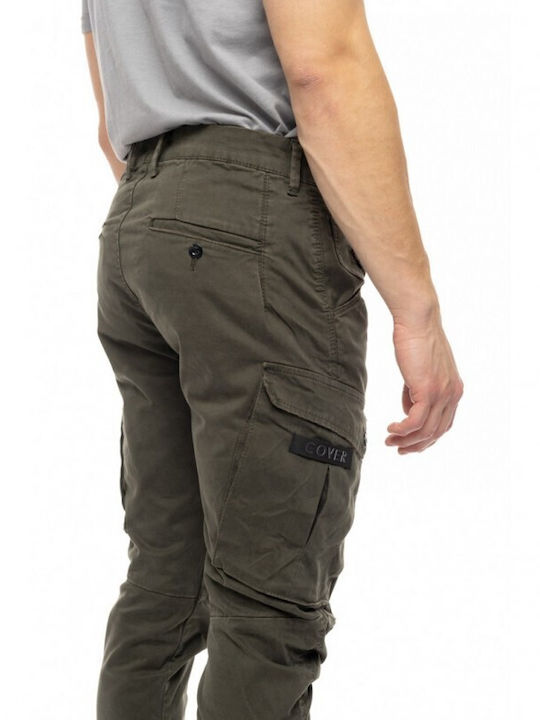 Cover Jeans Ανδρικό Παντελόνι Cargo Olive