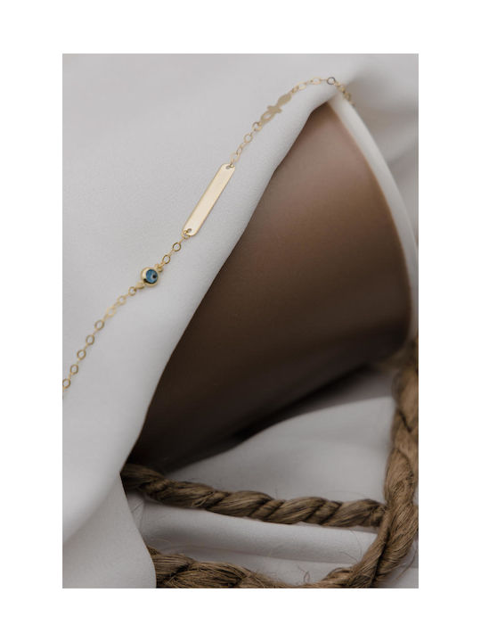 Themelidis Jewels Βραχιόλι Ταυτότητα Χρυσό 9K Themelidis Jewels Βραχιόλι Ταυτότητα Χρυσό 9K