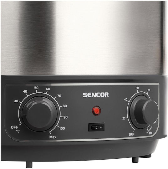 Sencor Συσκευή Αποστείρωσης για Βαζάκια 1800W με Χωρητικότητα 27lt Ασημί