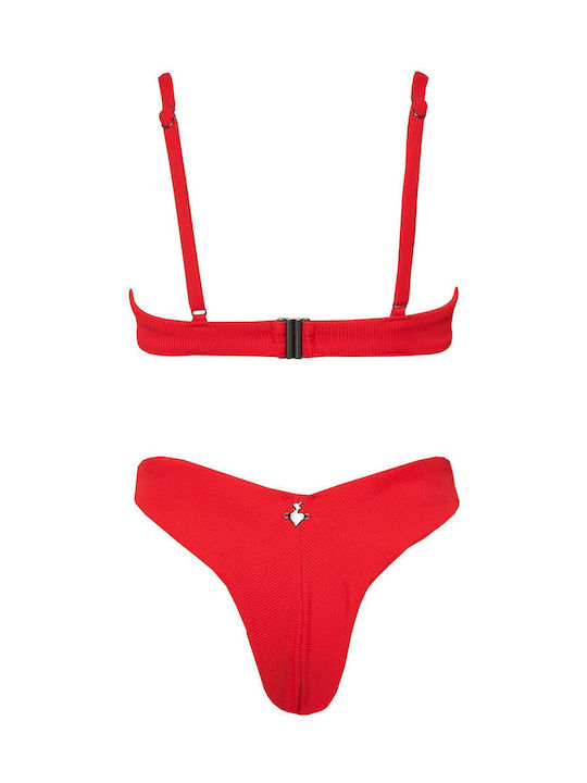 SugarFree Kinder Badeanzug Bikini Red