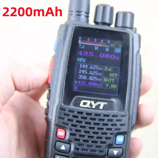 Qyt Kt-8r Walkie Talkie 5w Output Power 2200mah Battery Kt-8r-2200mah