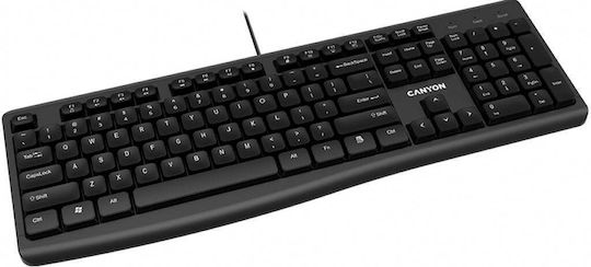 Canyon CNE-CKEY5-BG Само клавиатура Български Черен