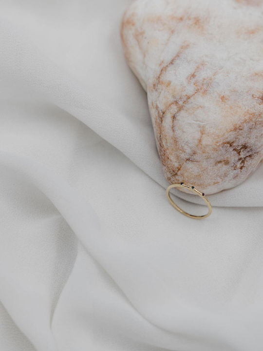 Themelidis Jewels Γυναικείο Δαχτυλίδι Βεράκι Χρυσό 14Κ