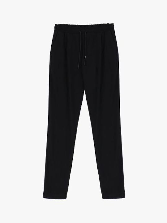 Imperial Italy Men's Trousers in Regular Fit Black