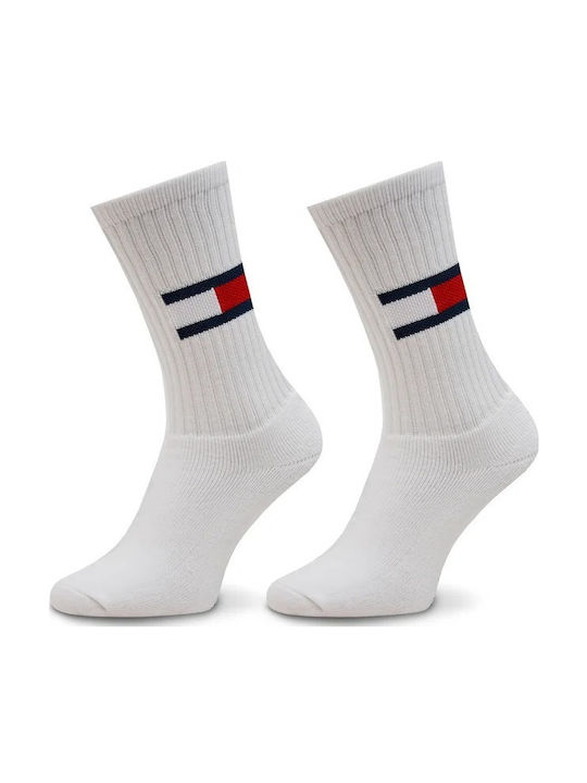 Tommy Hilfiger Ανδρικές Κάλτσες Λευκές 2Pack Tommy Hilfiger Ανδρικές Κάλτσες Λευκές 2Pack