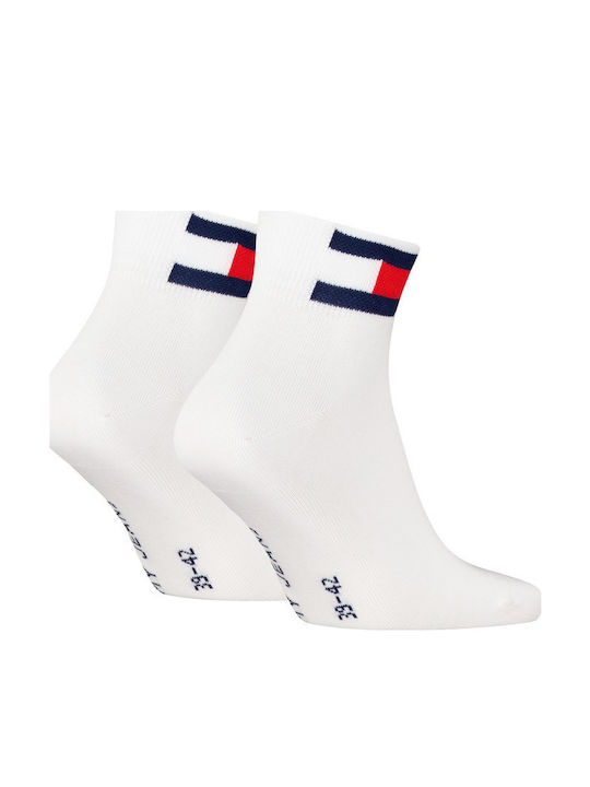 Tommy Hilfiger Ανδρικές Κάλτσες Λευκές 2Pack