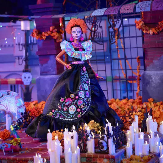 Barbie Dia De Los Muertos de Colectie Păpușă pentru 3+ ani+ Ani 33cm.