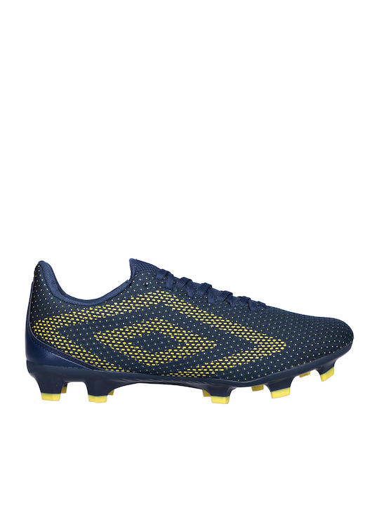 Umbro Velocita Ποδοσφαιρικά Παπούτσια με Τάπες FG Κίτρινα