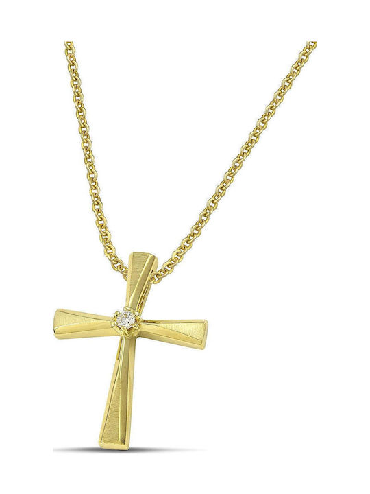 Themelidis Jewels Дамски Златен Кръст 14K