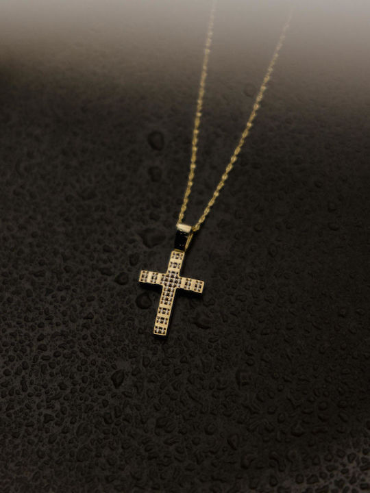Themelidis Jewels Златен Кръст 14 Карата Двулицев