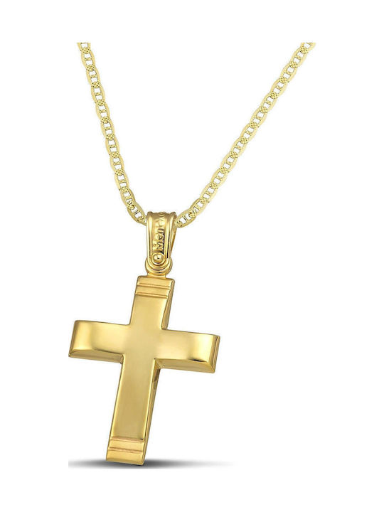 Themelidis Jewels Herren Gold Kreuz 14K