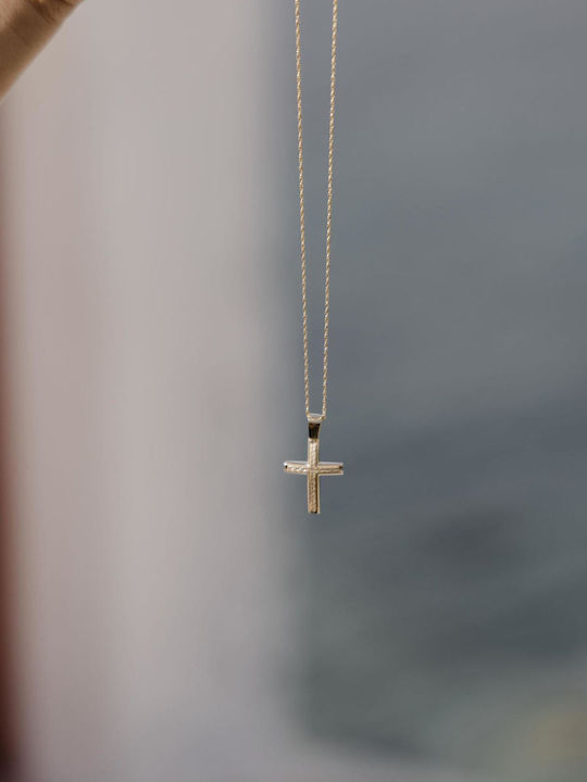 Themelidis Jewels Χρυσός Σταυρός 14Κ Διπλής Όψης Themelidis Jewels Χρυσός Σταυρός 14Κ Διπλής Όψης