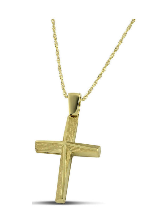 Themelidis Jewels Men's Gold Cross 14K