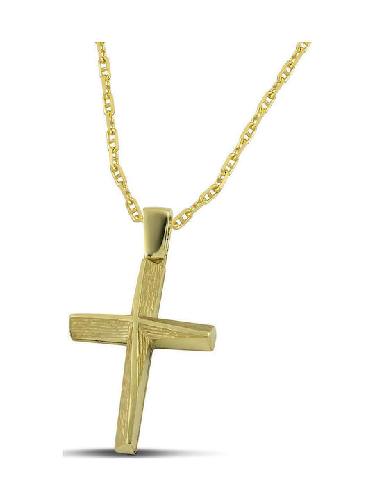 Themelidis Jewels Men's Gold Cross 14K