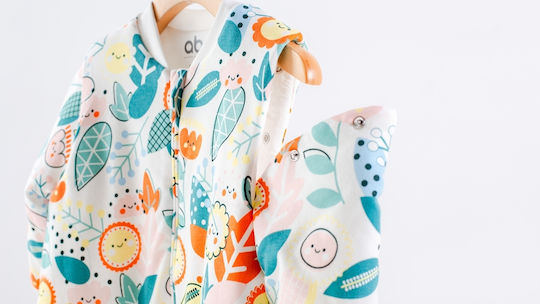 abo Χειμερινός Υπνόσακος με Πόδια Classic 2.5 tog Flowers με Αποσπώμενα Μανίκια