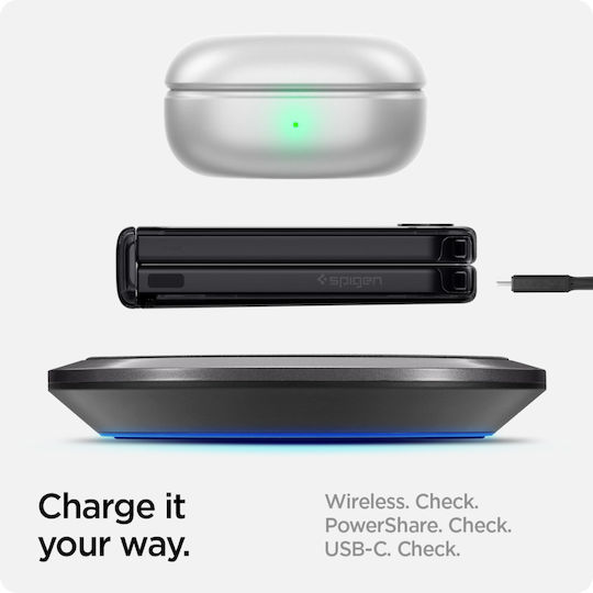 Spigen Ultra Hybrid Pro Rückseite Umschlag Kunststoff 2mm Schwarze (Galaxy Z Flip6)
