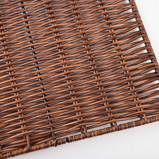 Mondex Σουπλά Ξύλινο Καφέ 45x30cm 12τμχ