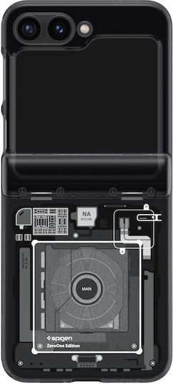 Spigen Ultra Hybrid Pro Rückseite Umschlag Kunststoff 2mm Schwarze (Galaxy Z Flip6)