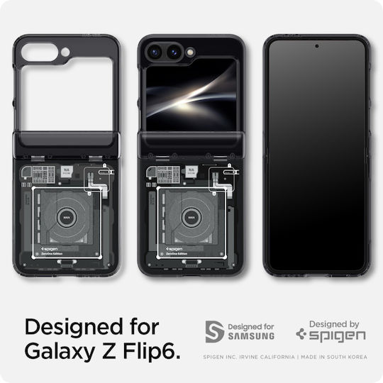 Spigen Ultra Hybrid Pro Rückseite Umschlag Kunststoff 2mm Schwarze (Galaxy Z Flip6)