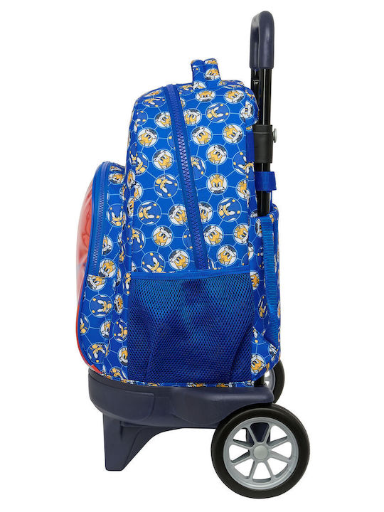 School Bag with Wheels Sonic Prime Blue 33 X 45 X 22 Cm