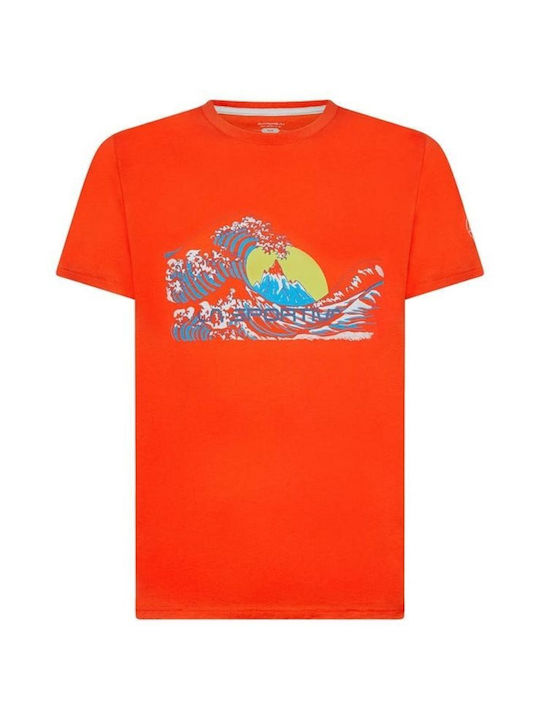 La Sportiva Men's Short Sleeve T-shirt Poppy