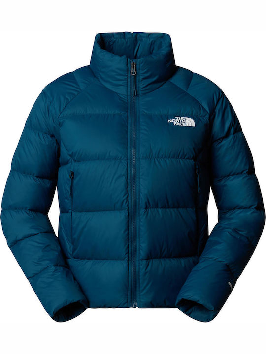 Hyalite Women's for Hiking Short Lifestyle Jacket for Winter with Hood Midnight Petrol