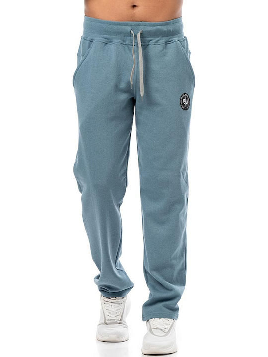 Sweatpants without Elastic Light Blue
