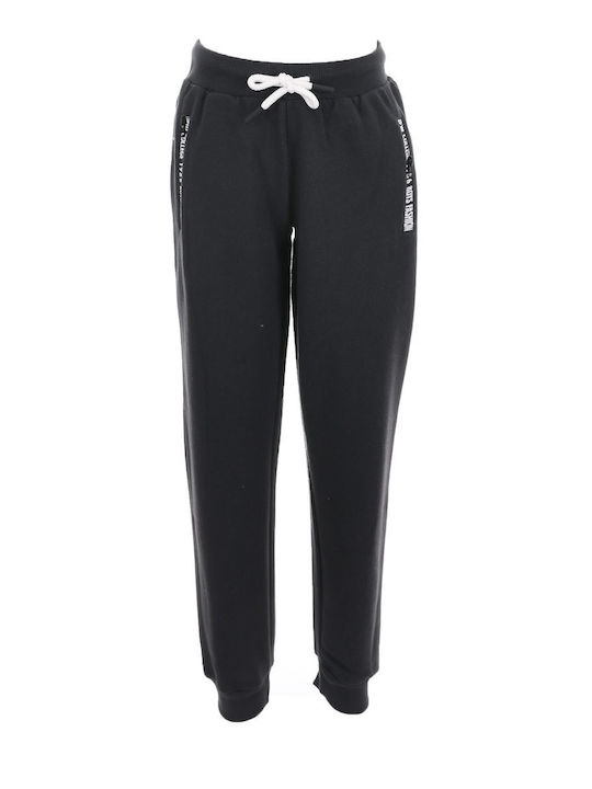 New College Kids Sweatpants Set Ecru-anthracite