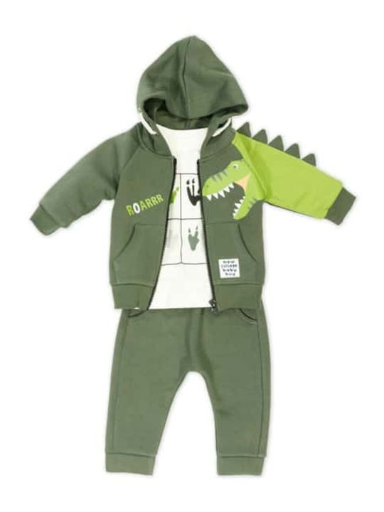 New College Kids Sweatpants Set Green