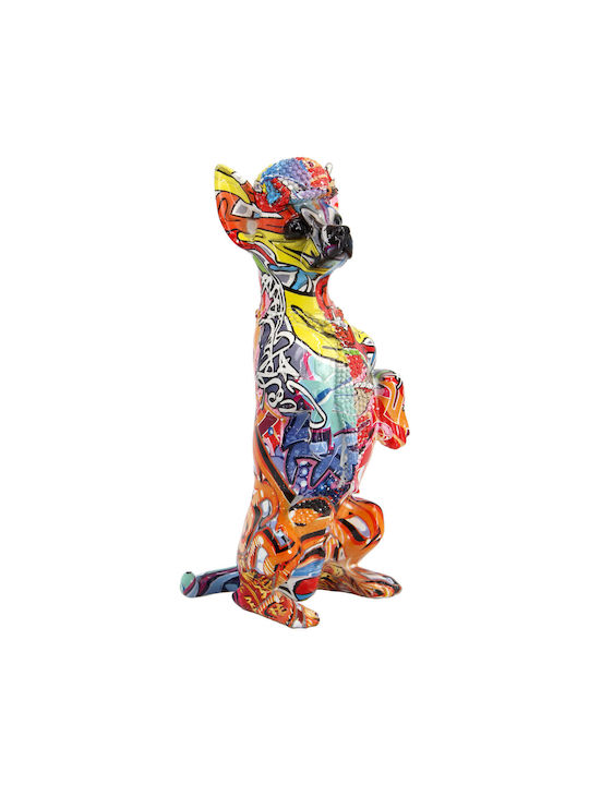 Alexandra House Living Decorative Dog made of Plastic 16x13x30cm 1pcs