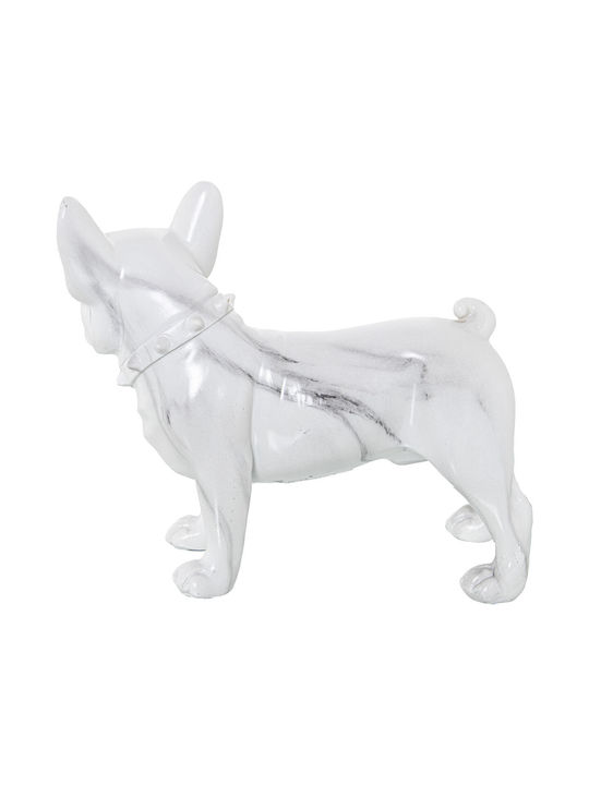 Dekorative Figur Alexandra House Living Kunststoff Hund 14 x 26 x 24 cm Marmor