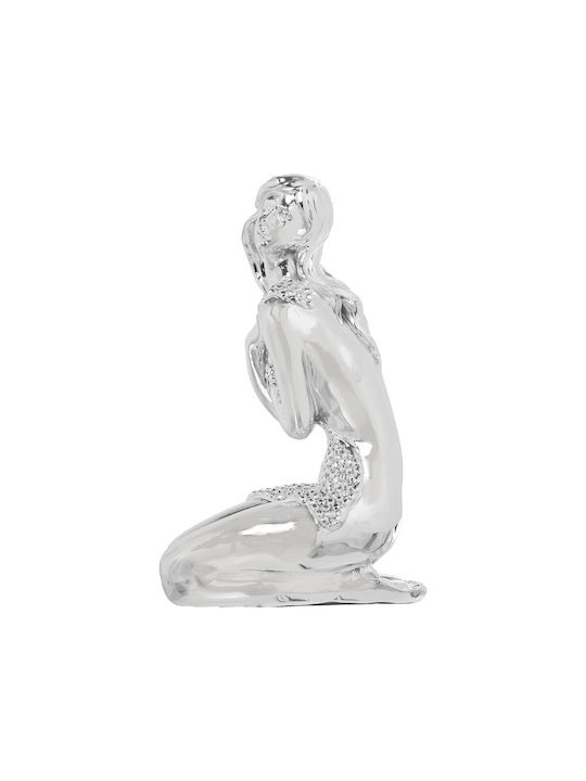 Decorative Figure Alexandra House Living Silver Plastic Woman 16 X 18 X 28 Cm