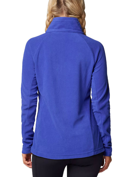 Columbia Glacial Iv 1/2 Winter Women's Fleece Blouse with Zipper Blue