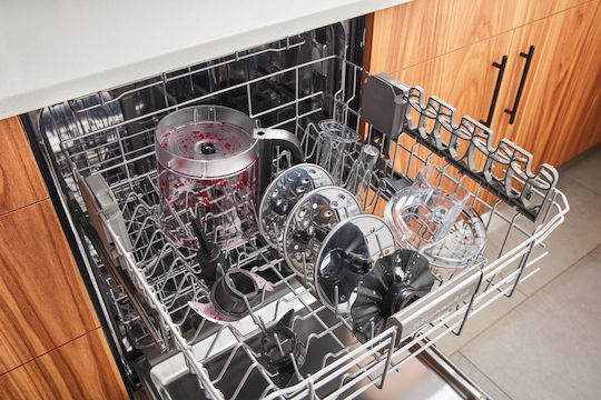 Kitchenaid Multifunktions-Food-Prozessor 240W mit Behälter 2.1Es und Blender-Kanne Schwarz
