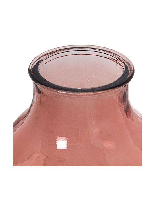 Alexandra House Living Pink Crystal Recycled Glass Pitcher 23 X 22 X 31 Cm