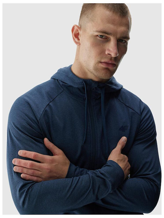 Functional Sweatshirt with Hood Blue