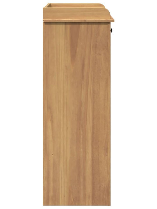 vidaXL Επιδαπέδια Κάβα Ποτών Ξύλινη Καφέ 57x40x111.5εκ.