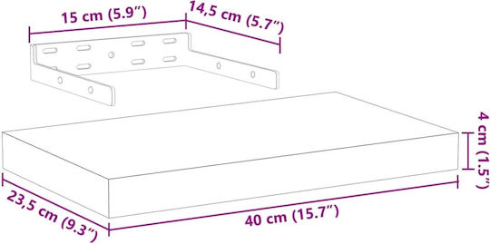 Brown Shelf 40x23.5x4cm