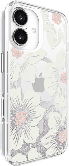 Kate Spade New York Liquid Glitter Magsafe Iphone 16 Case Hollyhock Floral