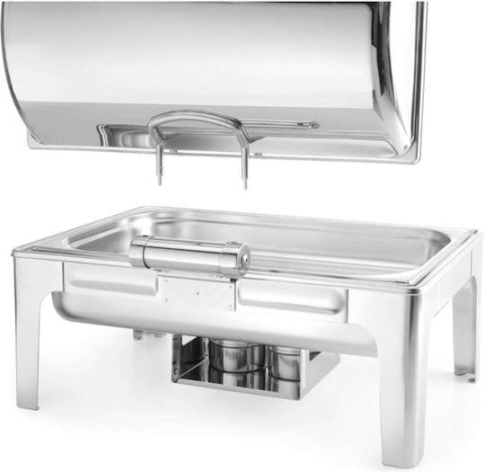 Food Warmer Candle Wax Polished Steel Gn 1/1