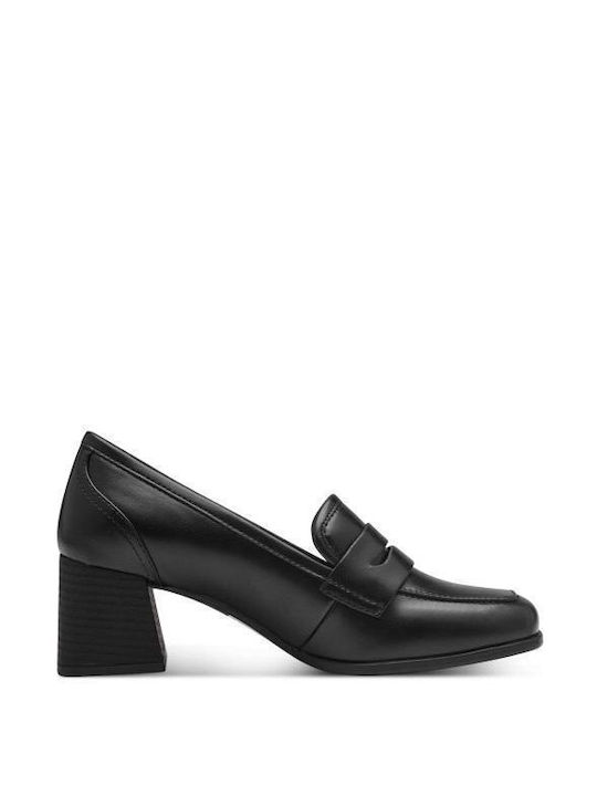 Marco Tozzi Synthetic Leather Black Medium Heels