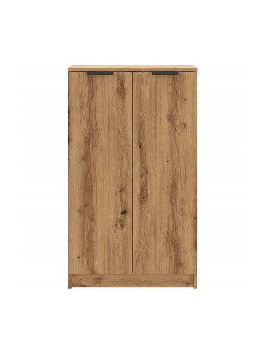 Wooden Shoe Organizer Beige 59x35x100.5cm