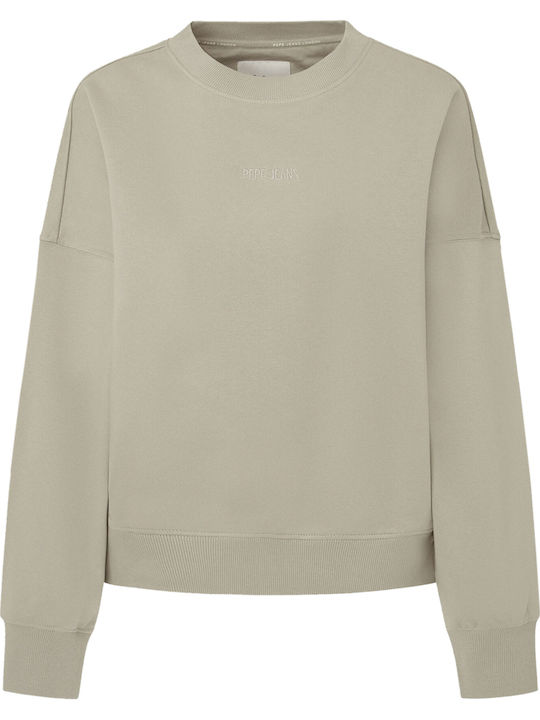 Evelyn Γυναικεία Ζακέτα Φούτερ Washed Green