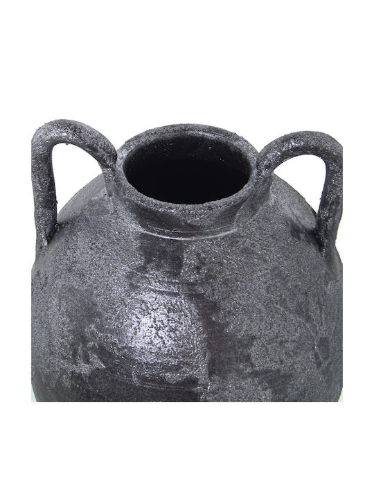 Alexandra House Living Vază Decorativă Ceramică Argint 19x19x27cm 1buc