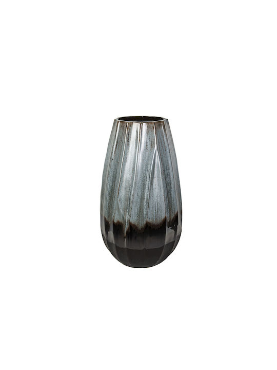 Romimex Decorative Vase Blue 28x28x44cm